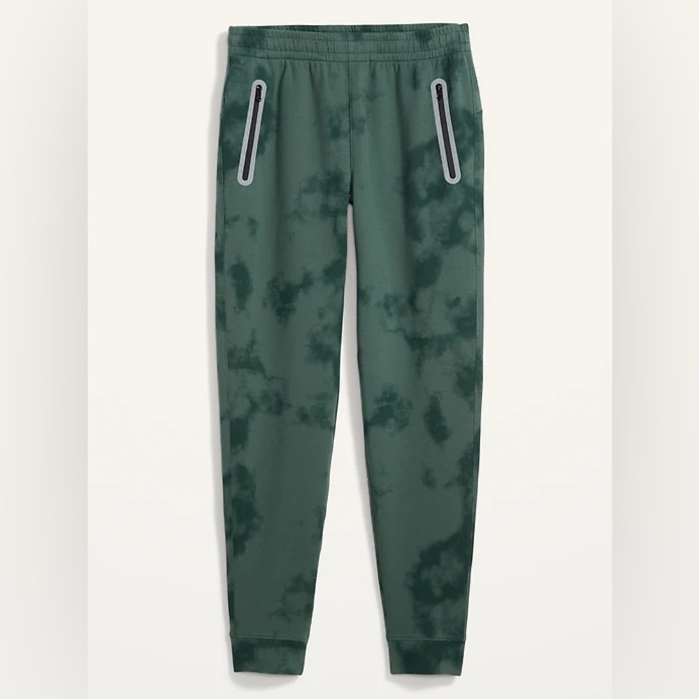Old Navy Green Tie Dye Dynamic Fleece Jogger Sweatpants